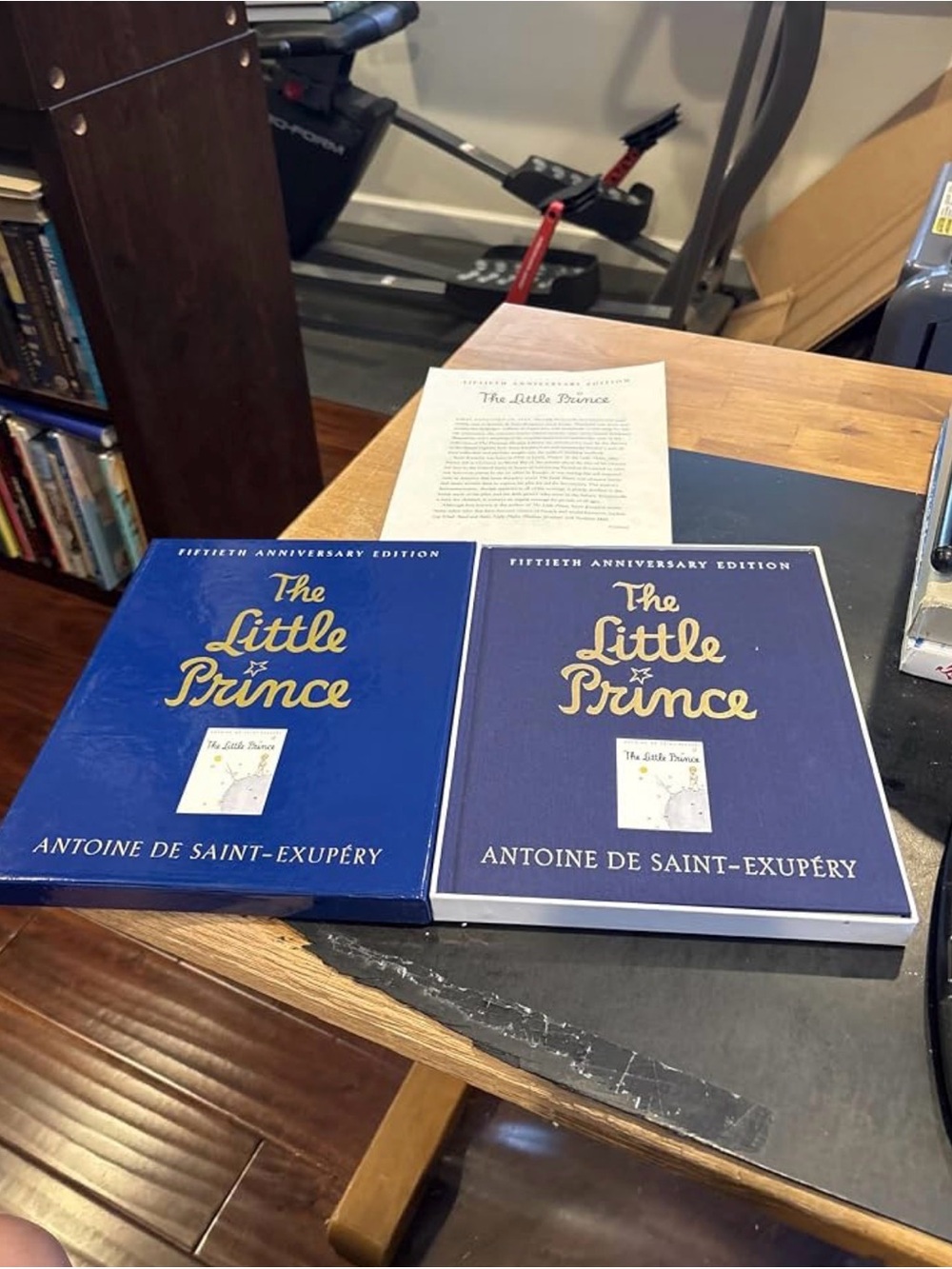The Little Prince 50th Anniversary Hardcover - Blue with Gold Foil